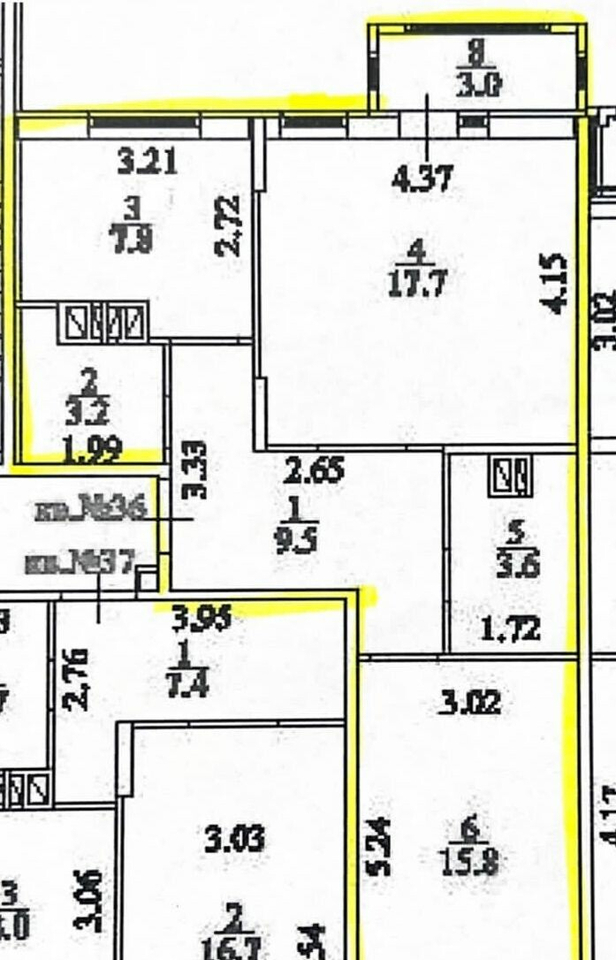 квартира г Краснодар ул 3-я Трудовая 1/3 фото 2