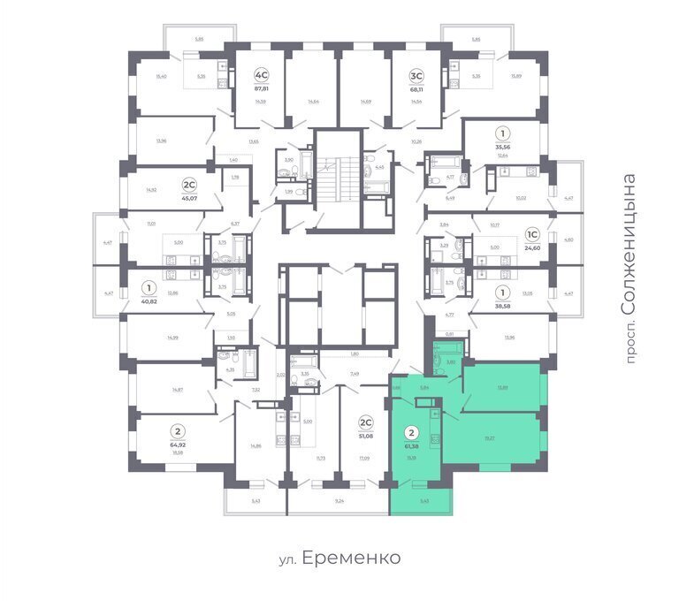 квартира г Ростов-на-Дону ул Еременко 109/23 фото 1