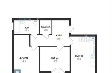 квартира р-н Балтийский г Балтийск ул Сенявина 2 фото 3