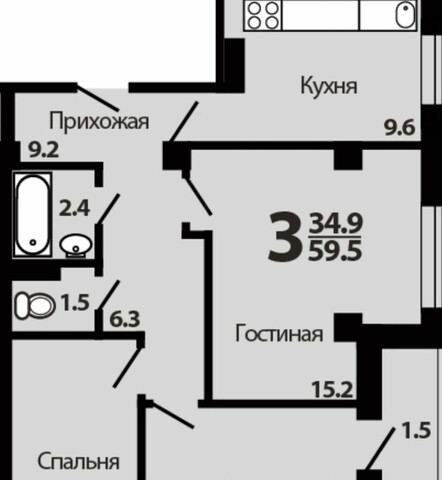 пр-кт 60 лет Образования СССР 42 м-н, Солнечный фото