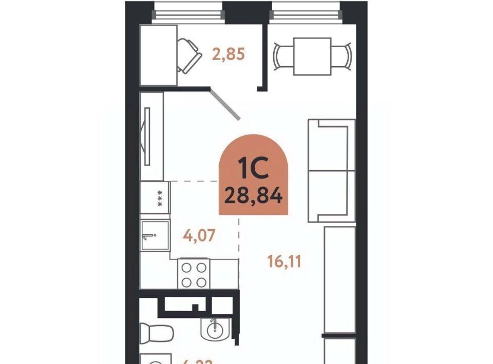 квартира г Томск р-н Ленинский Черемошники ул Бердская 14/3 фото 1