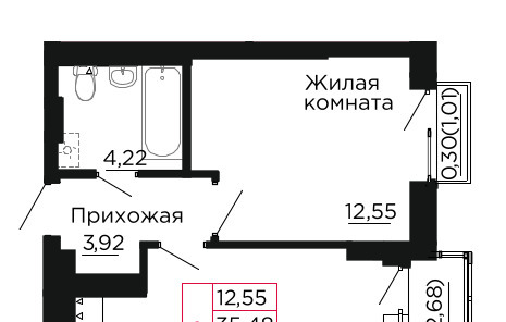 квартира р-н Аксайский г Аксай пр-кт Ленина 40у/1 фото 4