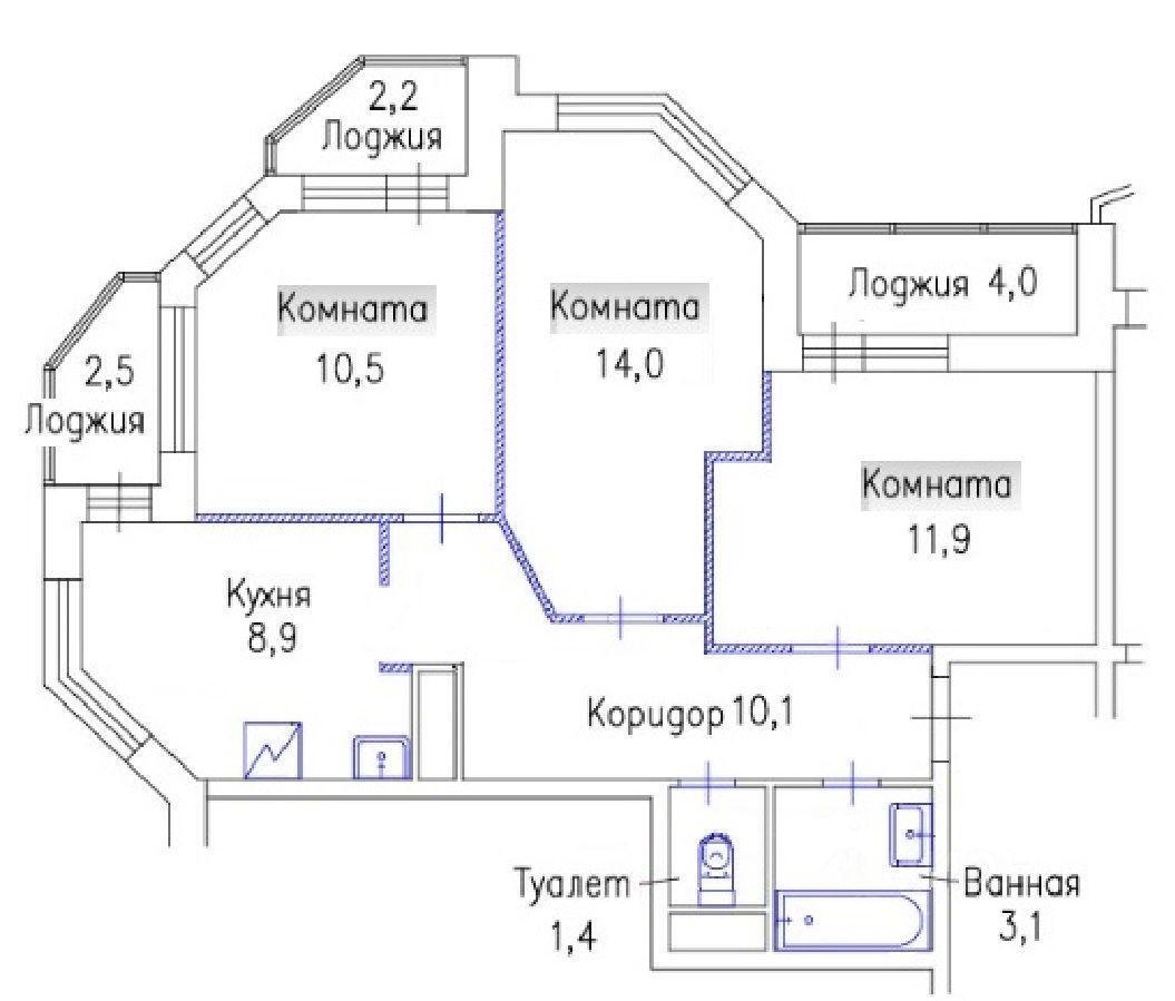 квартира г Химки мкр Сходня туп 2-й Мичуринский 1 Сходня фото 39