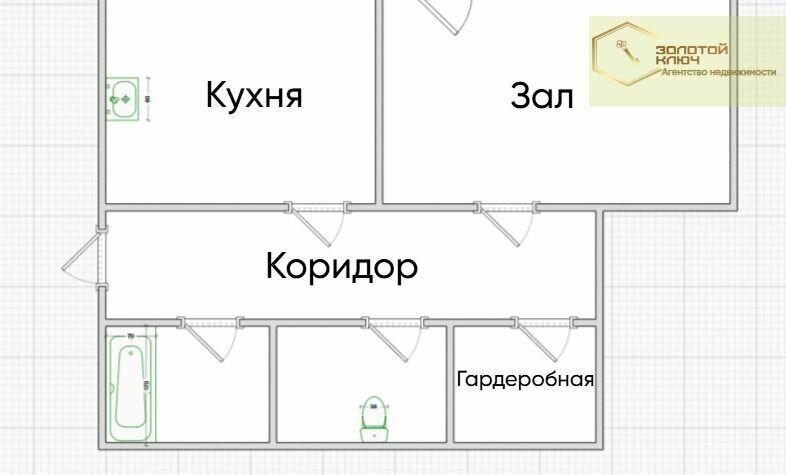 квартира г Димитровград пр-кт Димитрова 8 фото 1