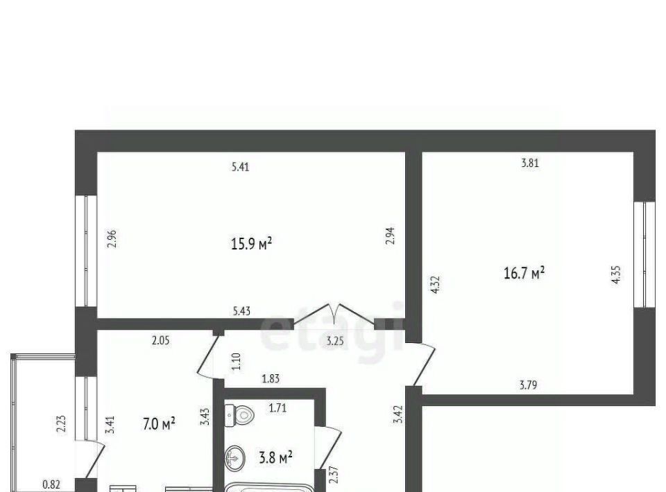 квартира г Рузаевка ул Фадеева 22 фото 2