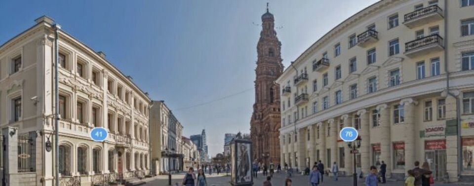 квартира г Казань метро Площадь Тукая р-н Вахитовский ул Баумана 76 фото 1