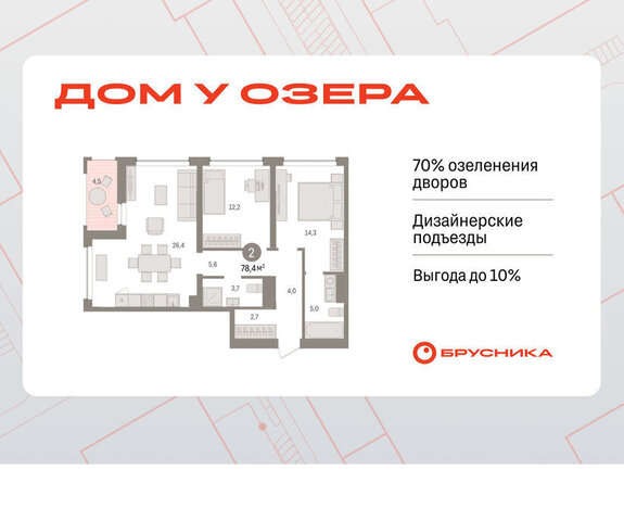 ЖК «Онегин. Дом у озера» Центральный административный округ фото