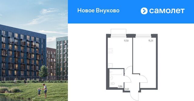 метро Рассказовка ЖК «Новое Внуково» № 37 кв-л, к 33 фото