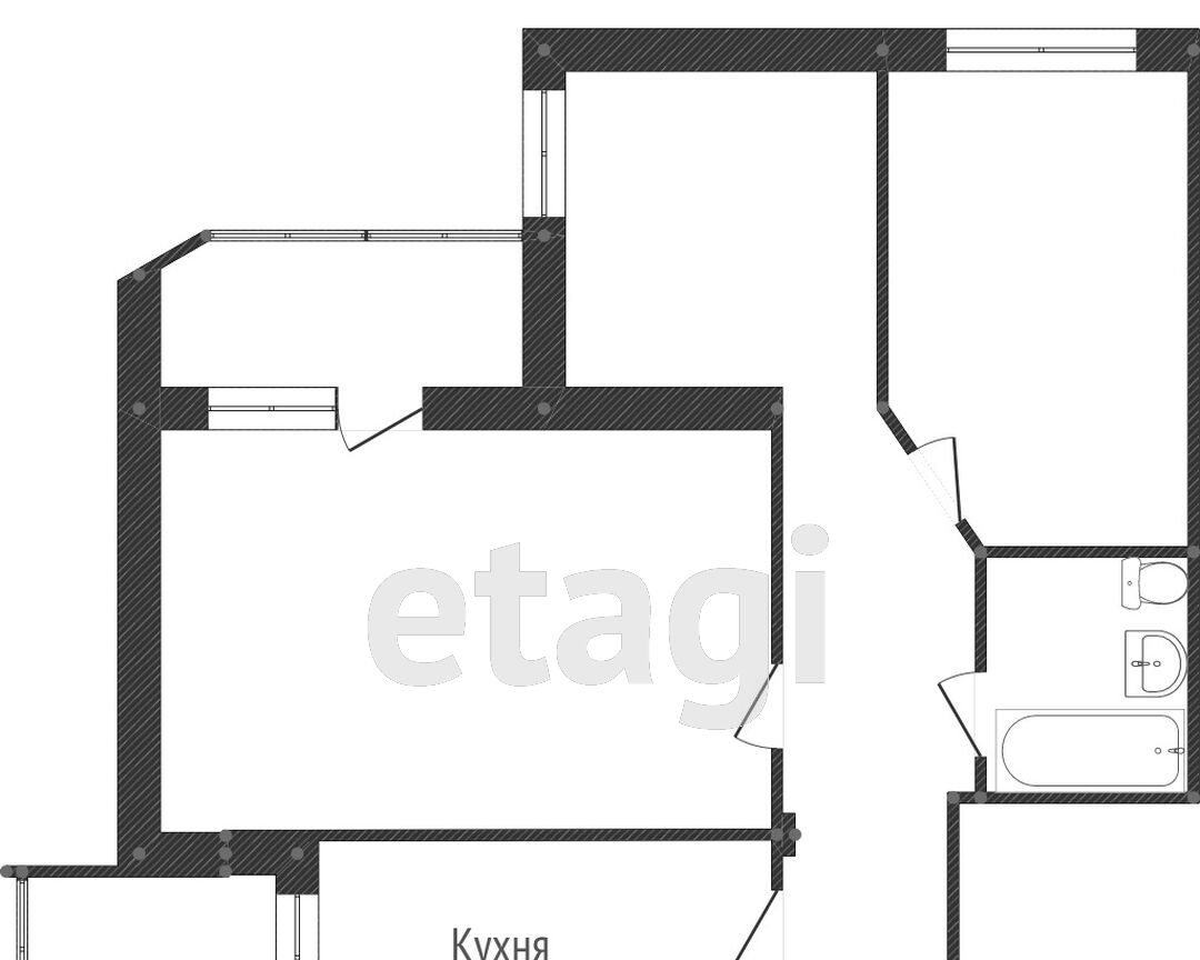 квартира г Батайск РДВС ул Энгельса 412а м-н фото 15