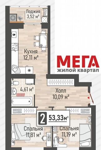 ул Перспективная 2а ЖК «Мега» Рыбновское городское поселение фото