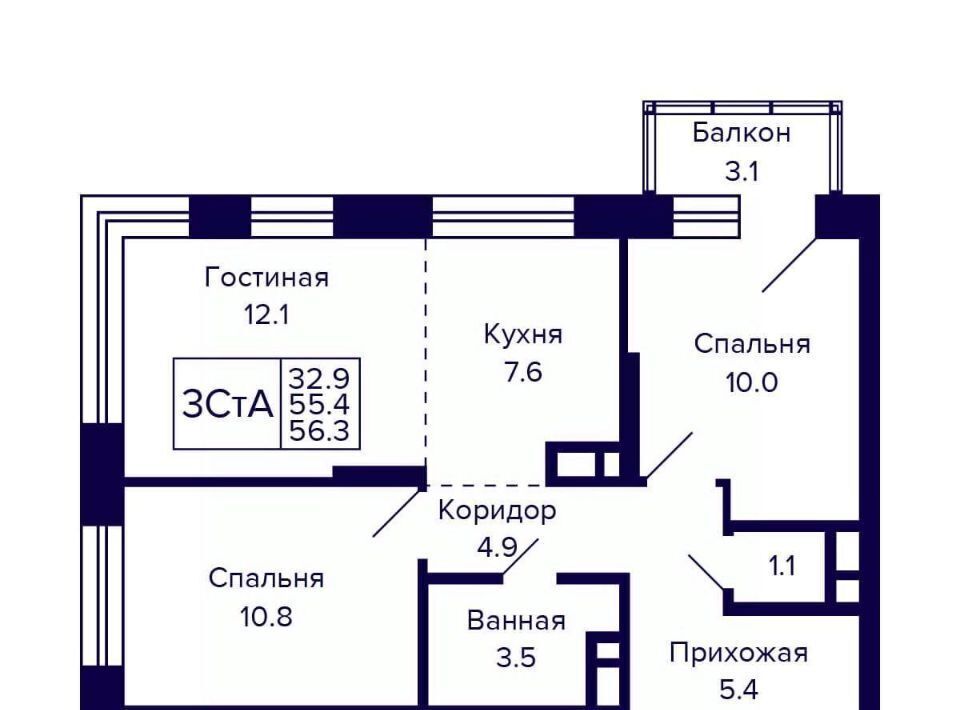 квартира г Новосибирск Золотая Нива ул Грибоедова фото 1