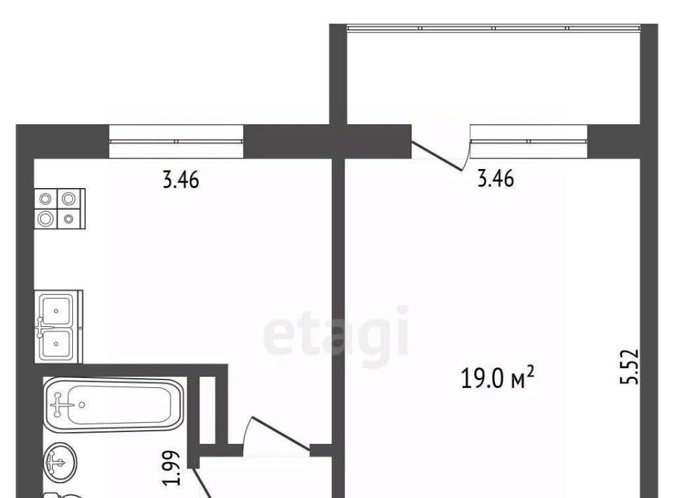квартира г Саранск р-н Октябрьский ул Т.Бибиной 7/2 фото 2