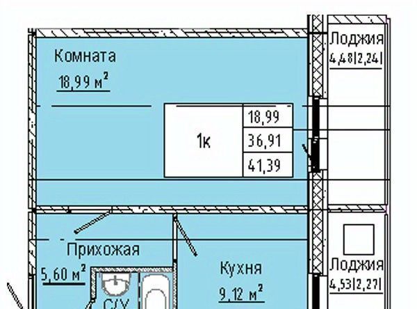 квартира г Омск р-н Кировский Солнечный ул 3-я Любинская 30к/2 фото 1