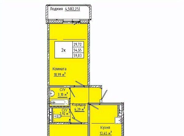 квартира г Омск р-н Кировский Солнечный ул 3-я Любинская 30к/2 фото 1
