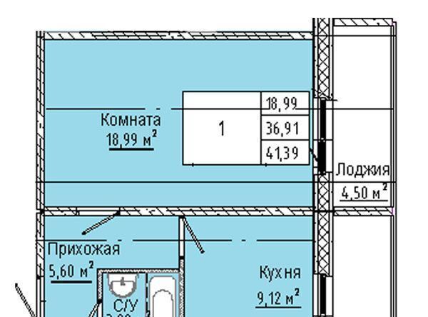 квартира г Омск р-н Кировский Солнечный ул 3-я Любинская 30к/2 фото 1