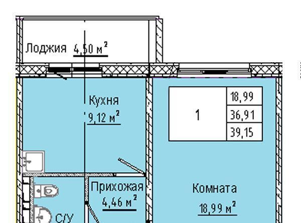 квартира г Омск р-н Кировский Солнечный ул 3-я Любинская 30к/2 фото 1