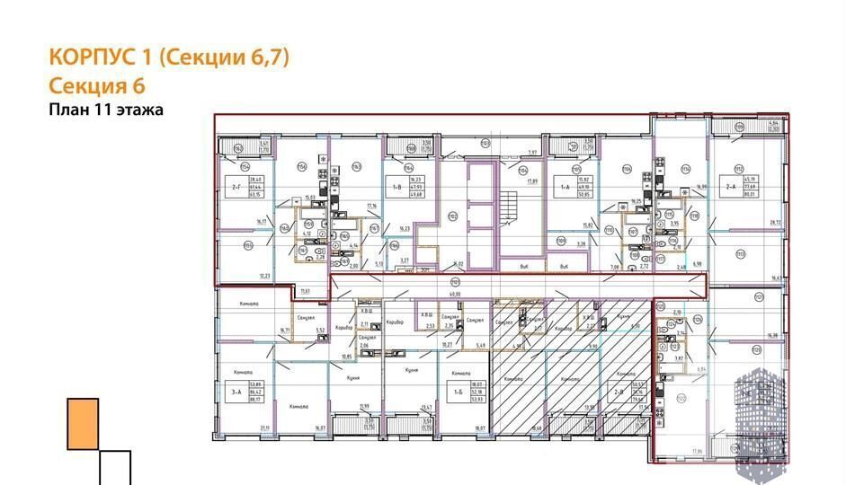 квартира г Воронеж р-н Центральный пр-кт Московский 142в фото 8