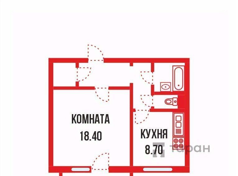 квартира г Челябинск р-н Курчатовский ул Чичерина 17 фото 2
