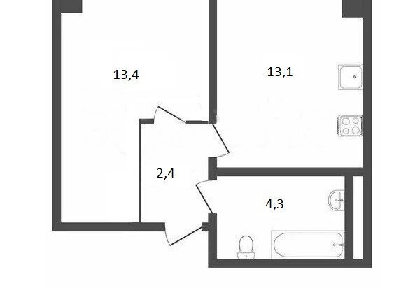 квартира г Новый Уренгой Южная жилая часть мкр Строителей 7/2 фото 12
