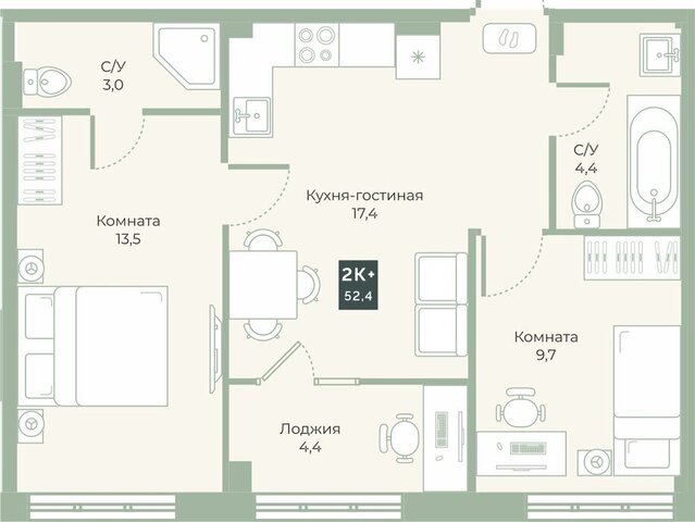 мкр 6а ул Витебского 5к/3 ЖК «Районы-Кварталы» жилой район Заозёрный фото