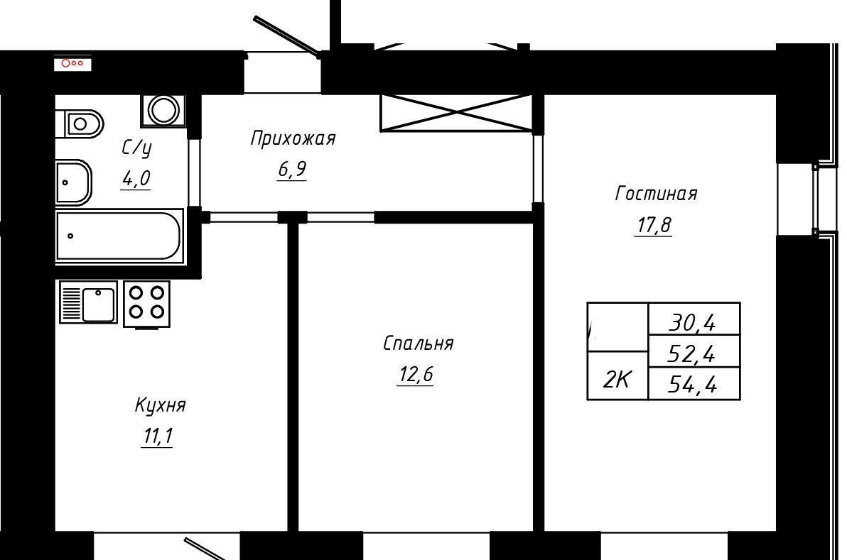 квартира г Барнаул р-н Индустриальный ул Сухэ-Батора 39 фото 1