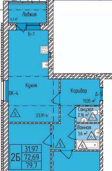 квартира г Ковров ул Горького 1 фото 2