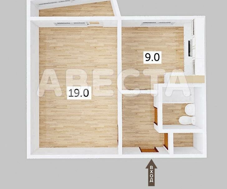 квартира г Омск ул 24-я Северная 198 Центральный АО фото 9