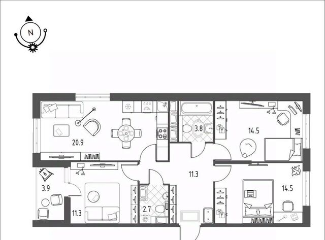 р-н Кировский микрорайон Зелёная Река 12 фото