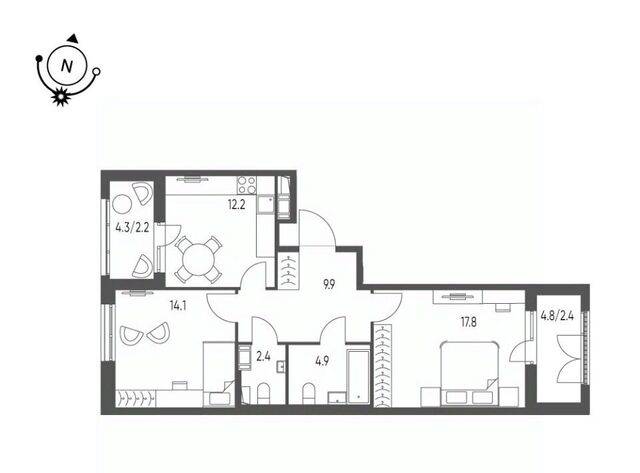 р-н Кировский микрорайон Зелёная Река 13 фото