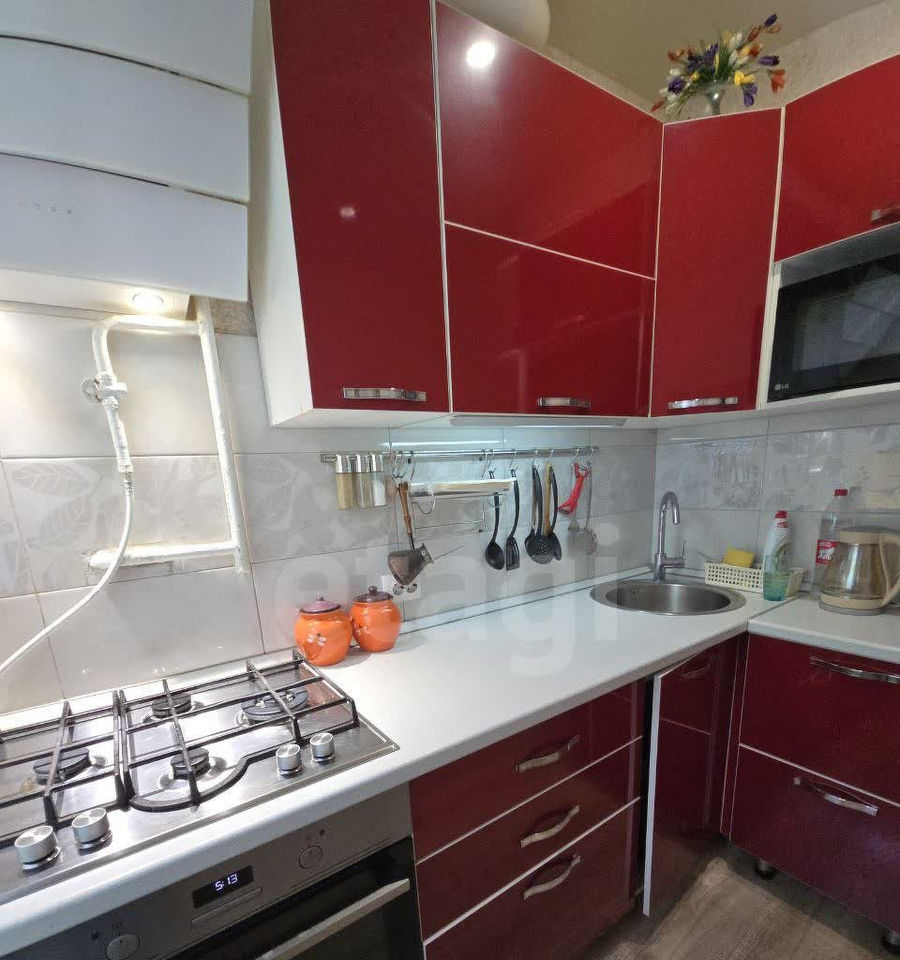 квартира г Липецк р-н Советский 13-й м-н, Максима Горького, 13/2 фото 4