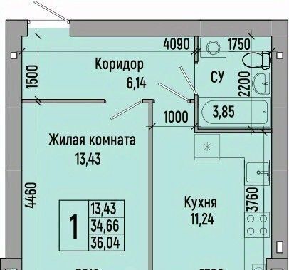 квартира г Волгоград р-н Советский ул им. Иссы Плиева 6б микрорайон «Долина» фото 1