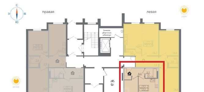 квартира г Иркутск р-н Октябрьский Гусарская тер., 12 фото 13