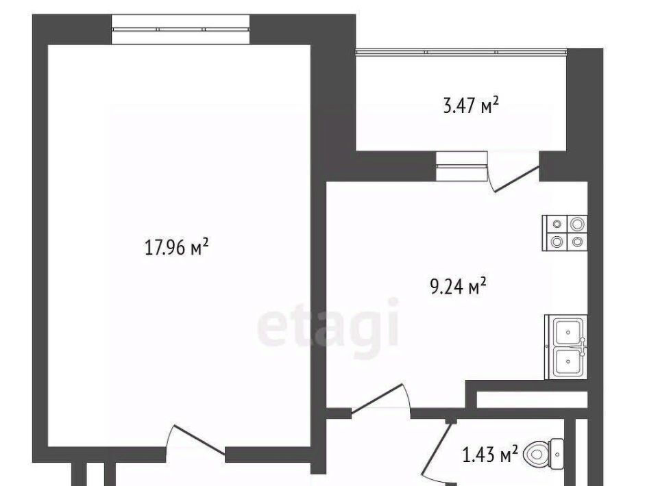 квартира г Калуга д Анненки р-н Ленинский ул Анненки 38к/1 фото 2