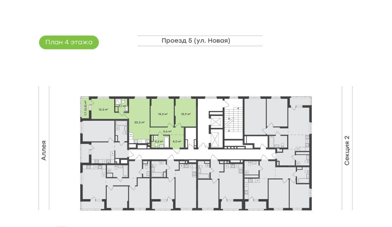 квартира г Екатеринбург Чкаловская 20-й кв-л, Академический мкр фото 2