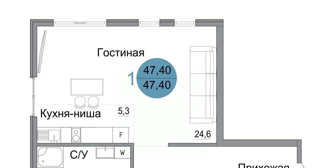 квартира г Керчь Белый город жилой комплекс фото 1