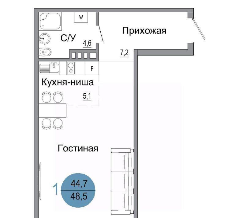 квартира г Керчь Белый город жилой комплекс фото 1