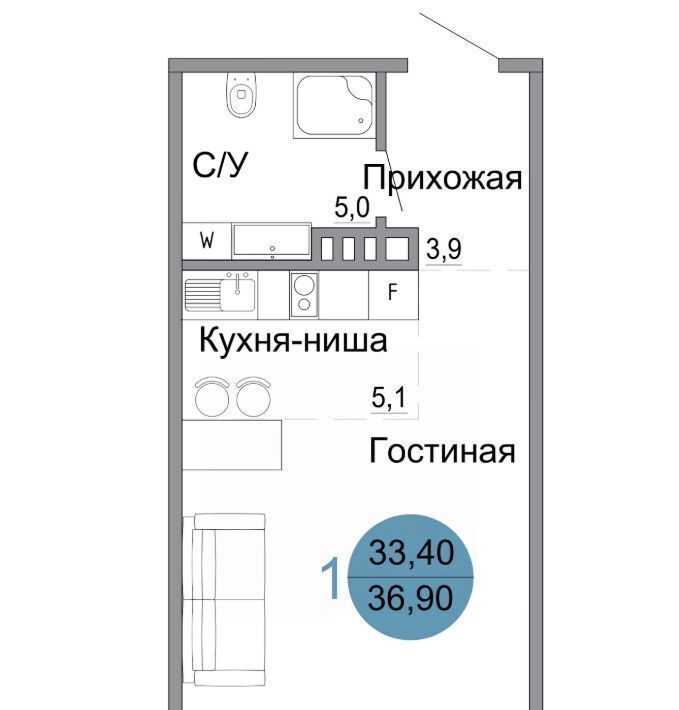 квартира г Керчь Белый город жилой комплекс фото 1