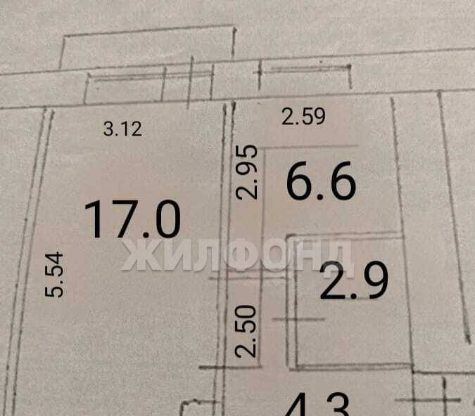 квартира г Кемерово р-н Кировский ул Инициативная 1б фото 6