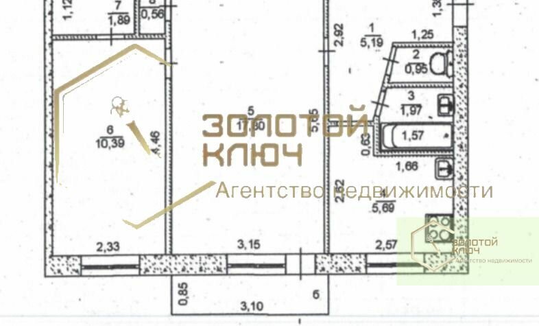 квартира г Димитровград пр-кт Ленина 42а фото 1