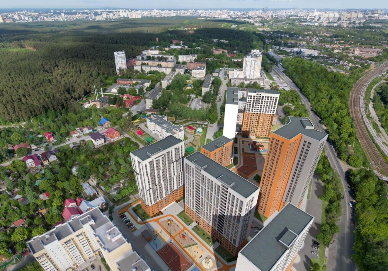 квартира г Екатеринбург р-н Октябрьский Лечебный ул Шолохова 2 м-н фото 11