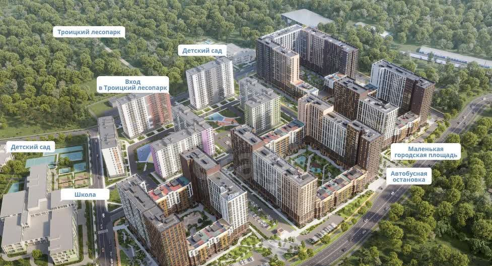 квартира г Москва п Мосрентген ЖК «1-й Ясеневский» Тютчевская, к 2 фото 6
