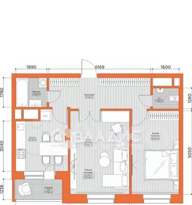 квартира г Казань метро Горки ул Аделя Кутуя 110дк/3 фото 2