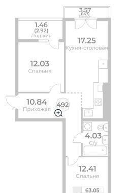 квартира г Калининград р-н Ленинградский ул Пригородная жилой дом фото 3