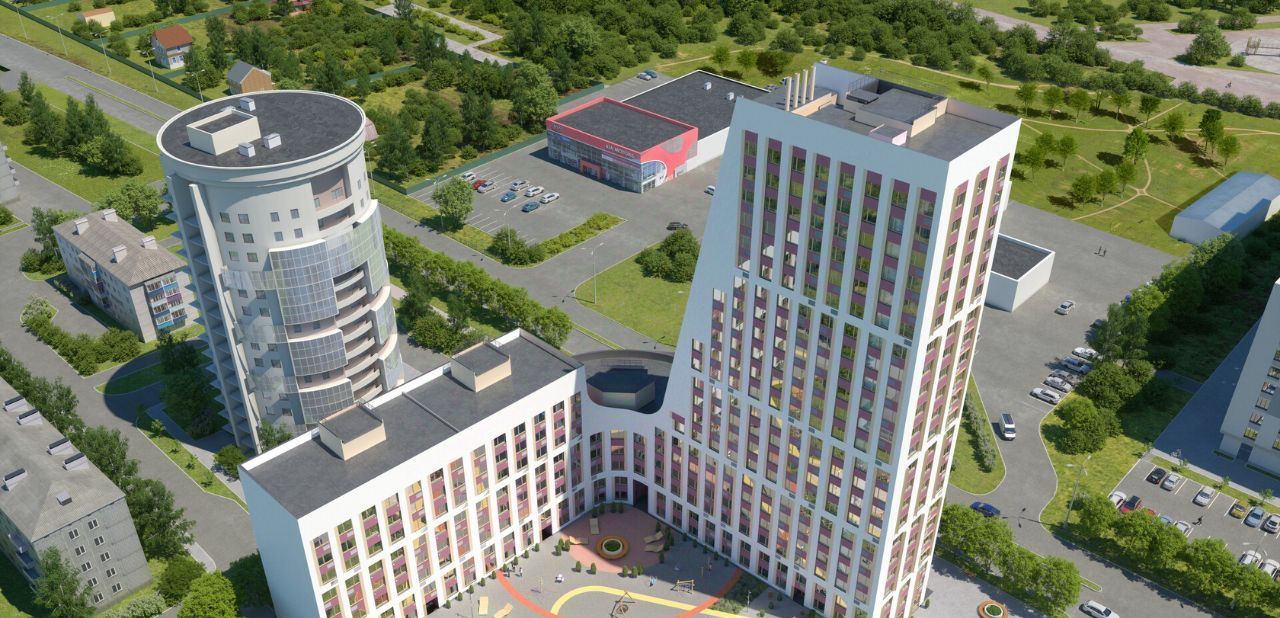 квартира г Екатеринбург р-н Чкаловский Уктус ул Щербакова 145в ЖК «‎Аура» м-н фото 3