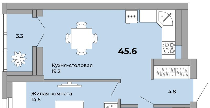 квартира г Екатеринбург р-н Орджоникидзевский Уралмаш пер Черниговский 20 ЖК «Белая башня» м-н фото 12