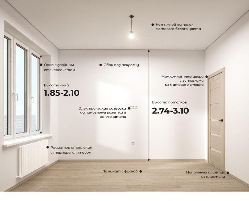 квартира г Екатеринбург Академический ул Академика Ландау 32 фото 10