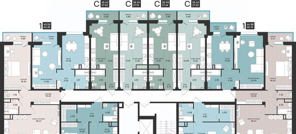 квартира г Архангельск Октябрьский ул Свободы 16 фото 2