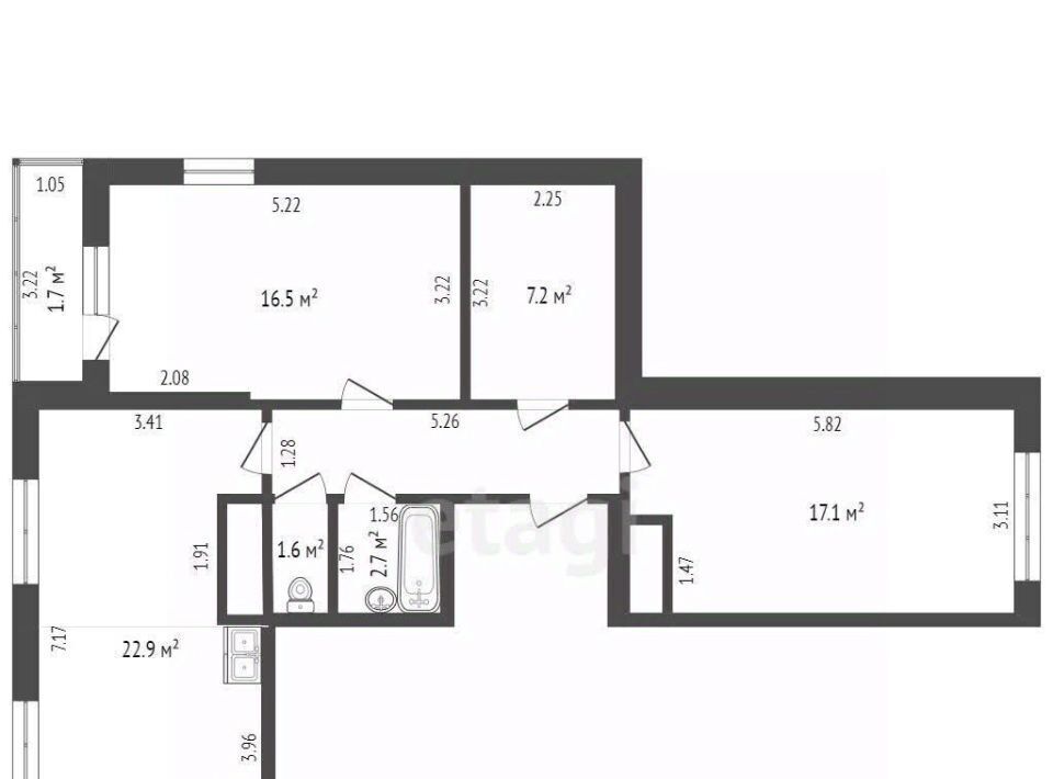 квартира г Видное ул Ермолинская 2 Царицыно фото 2