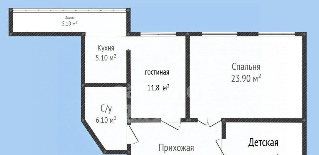 квартира г Махачкала р-н Ленинский ул. Атланаульская, 8 фото 2
