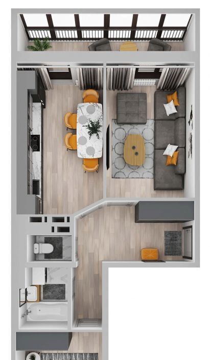 квартира г Набережные Челны р-н Автозаводский 6-й комплекс 12 фото 1
